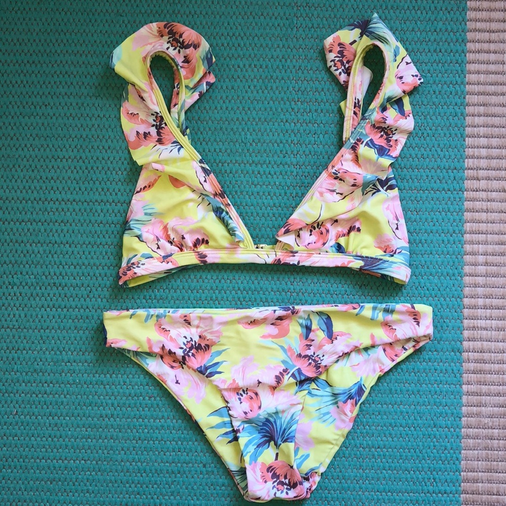 Tori Praver Limoncello Milos Floral Bikini